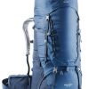 کوله پشتی 10+65 لیتری دیوتر مدل Deuter Aircontact آبی
