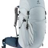کوله پشتی 34 لیتری دیوتر مدل DEUTER TRAIL PRO 34 SL آبی روشن